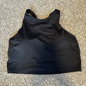 Athleta Black Tankini Swim Top